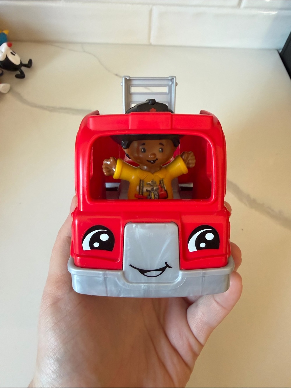 Little People Fire Truck & Firefighter Girl Fisher Price